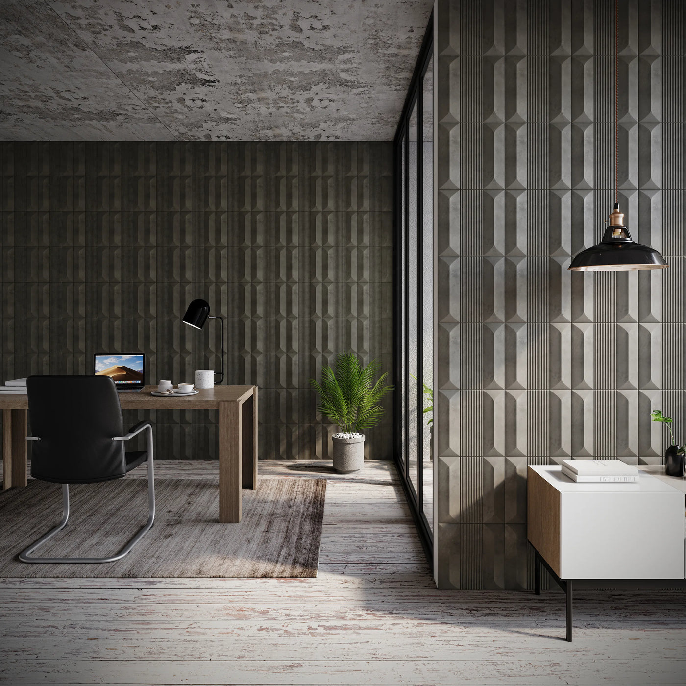 TETRIS Concrete Wall Tile by ModaConcrete - Direct source for architectural and precast concrete