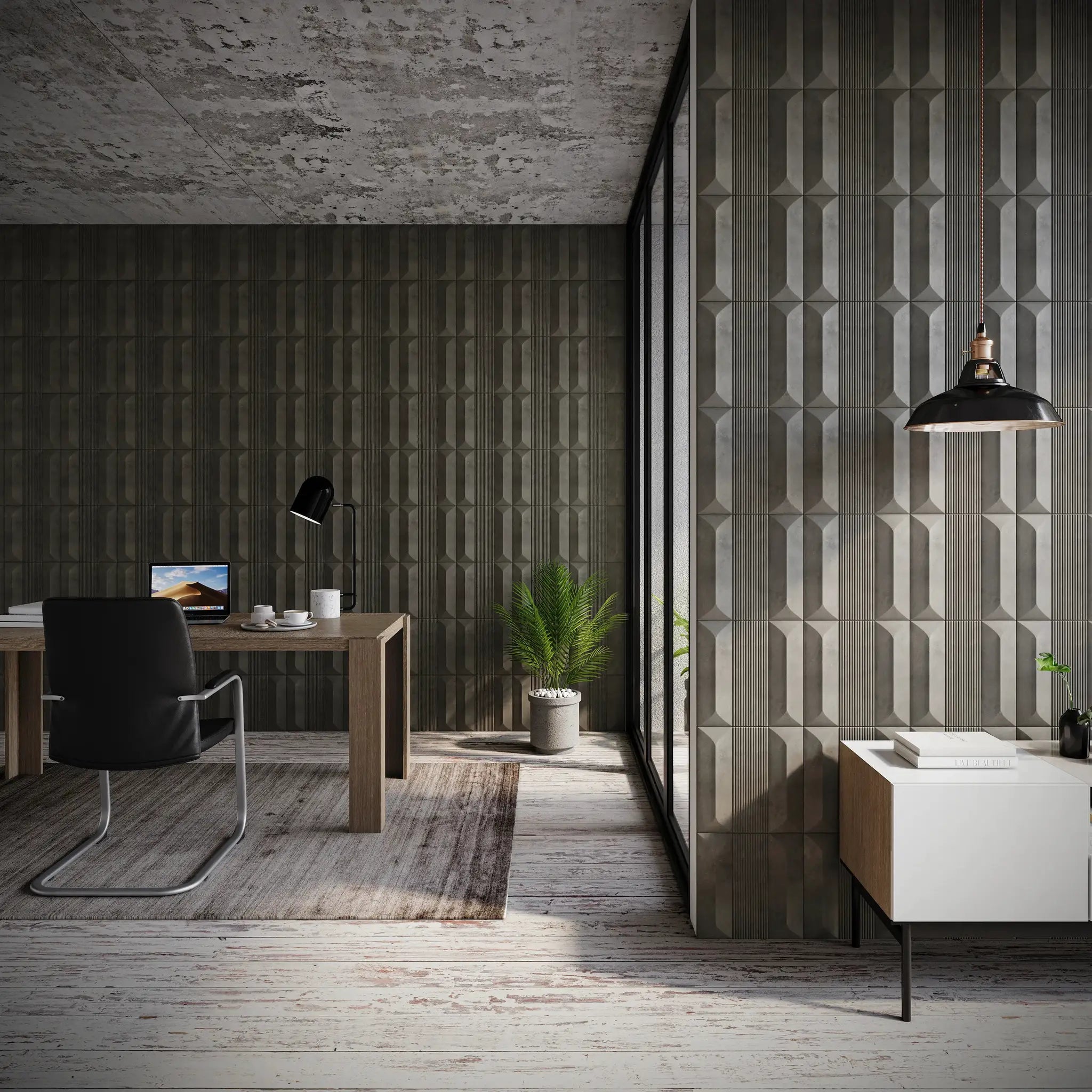 TETRIS Concrete Wall Tile by ModaConcrete - Direct source for architectural and precast concrete