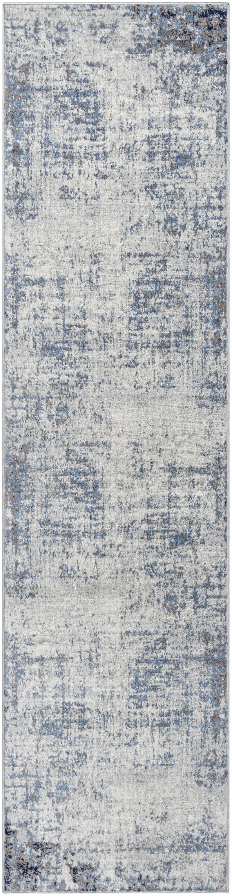 Texanna Abstract Blue/Gray Area Rug by Boutique Rugs
