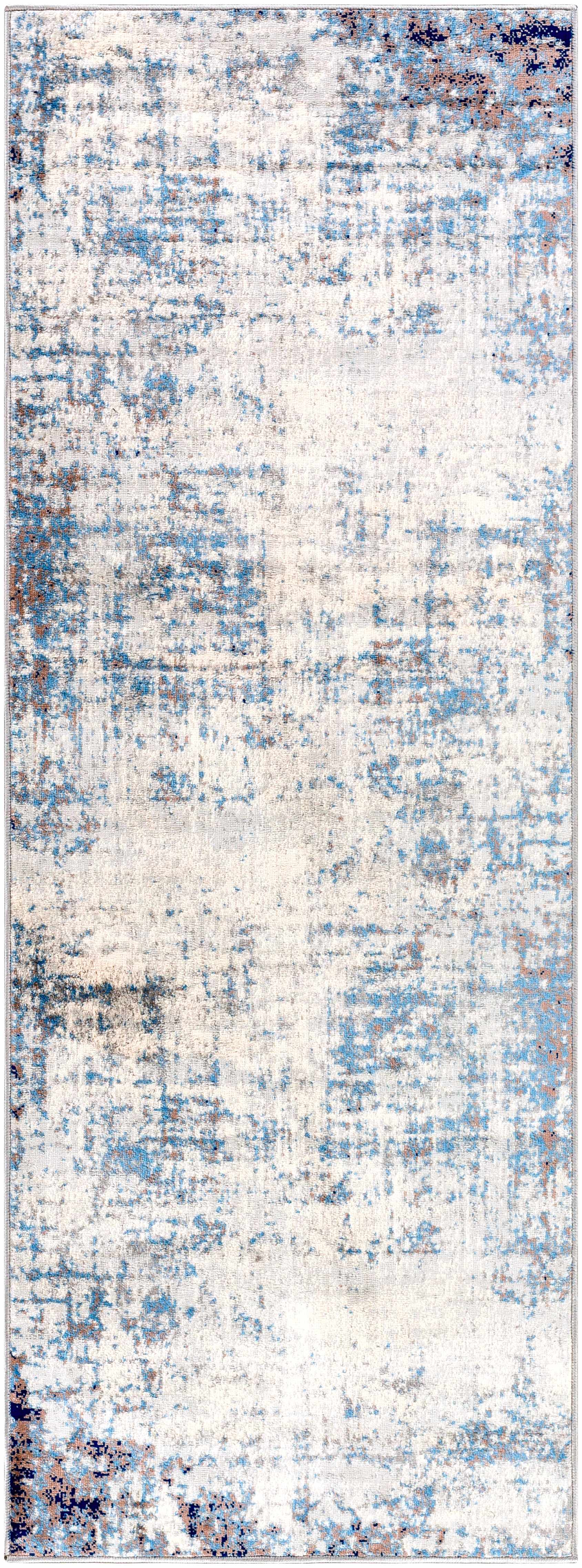 Texanna Abstract Blue/Gray Area Rug by Boutique Rugs