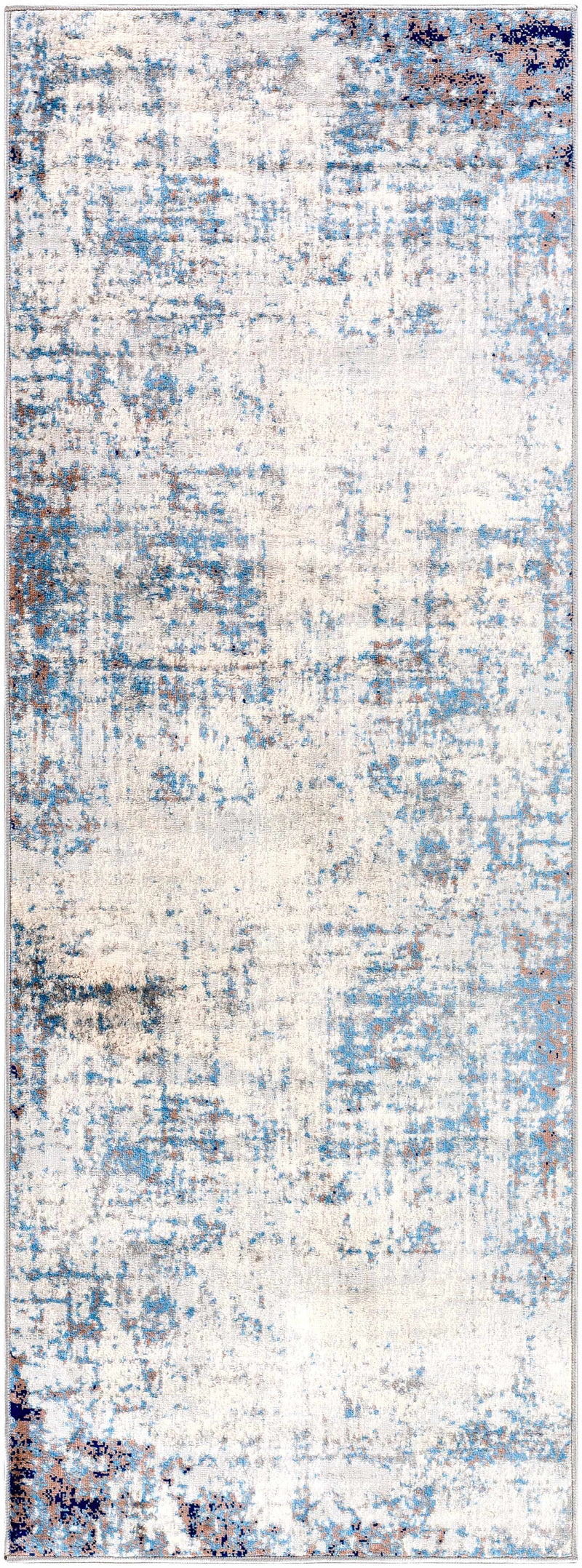 Texanna Abstract Blue/Gray Area Rug by Boutique Rugs