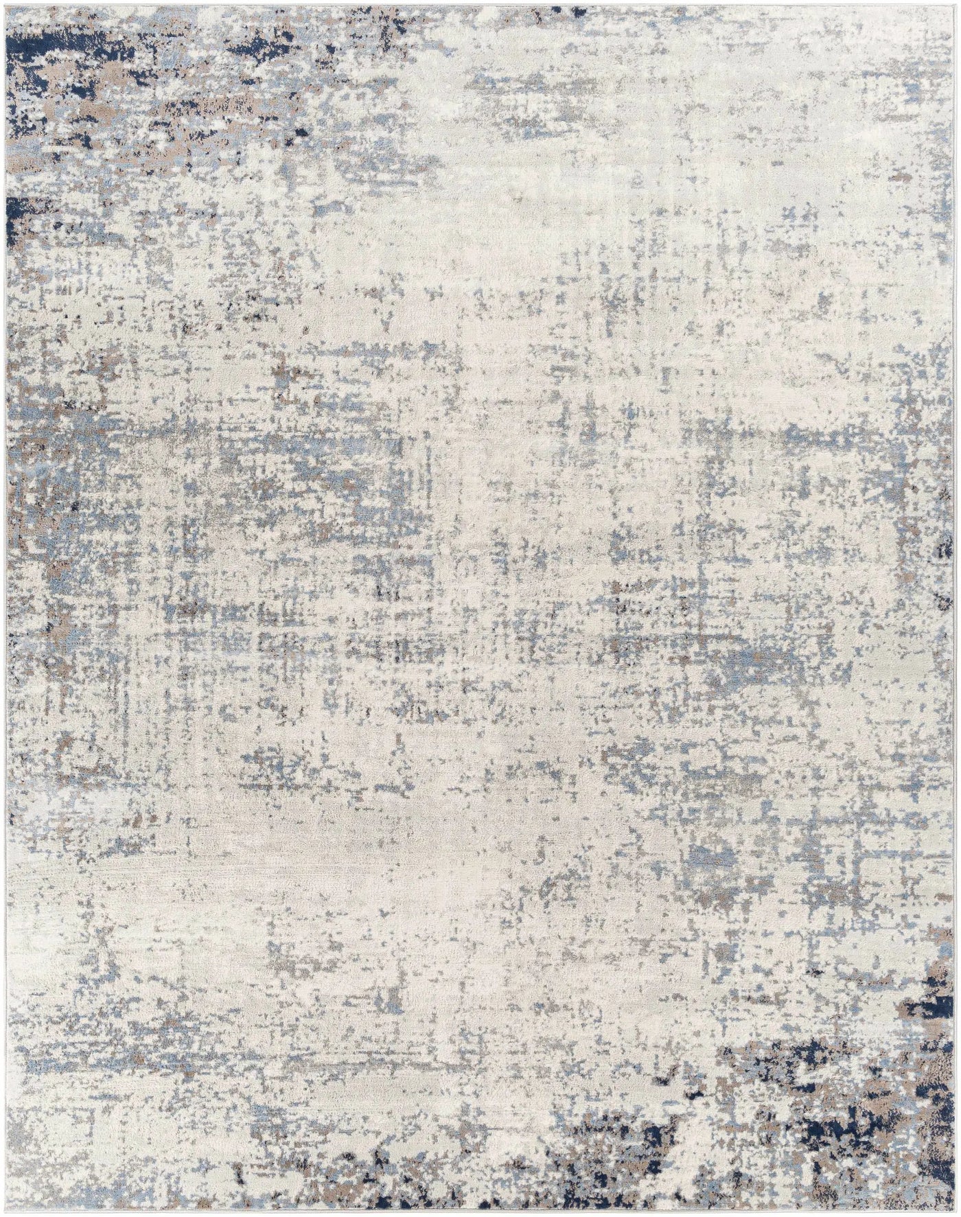 Texanna Abstract Blue/Gray Area Rug by Boutique Rugs