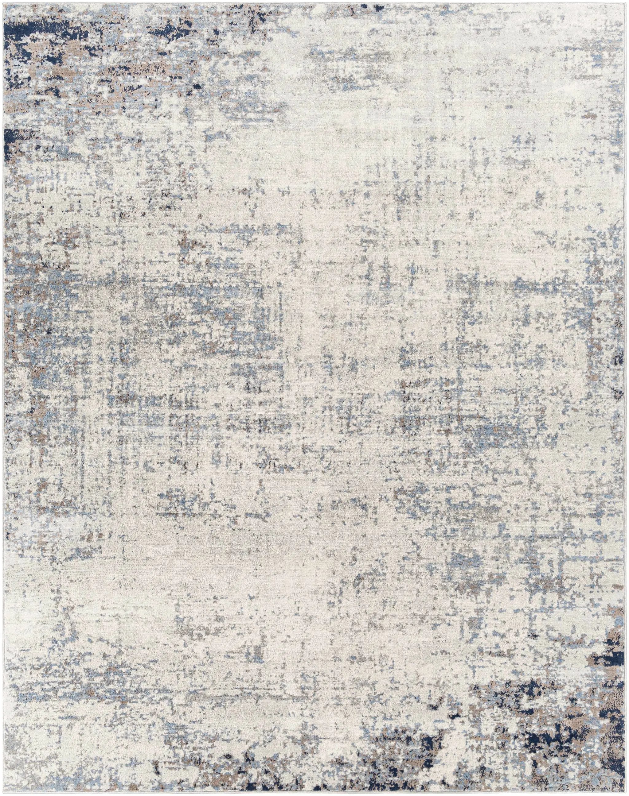 Texanna Abstract Blue/Gray Area Rug by Boutique Rugs