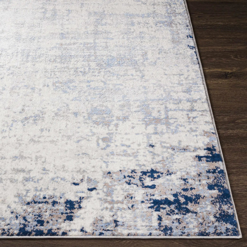 Texanna Abstract Blue/Gray Area Rug by Boutique Rugs