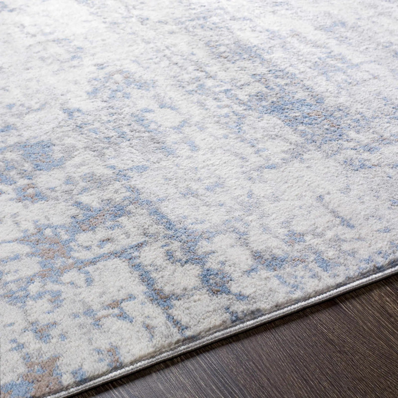 Texanna Abstract Blue/Gray Area Rug by Boutique Rugs