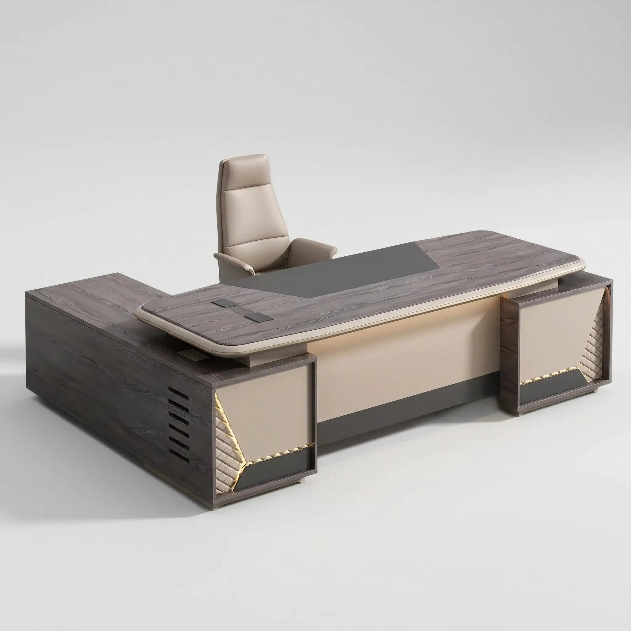 Fairwyn · Modern L-Shaped Executive Desk by Arc Grove
