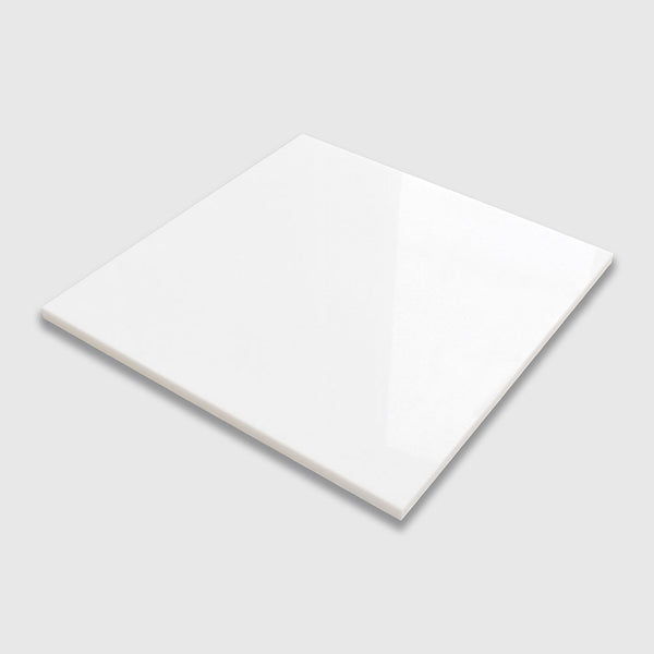 Thassos Extra Polished Marble Tiles 12x12