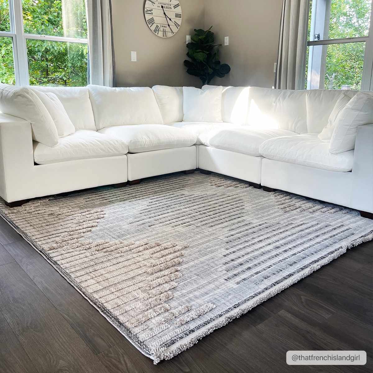 Maulawin High-Low Rustic Rug by Boutique Rugs