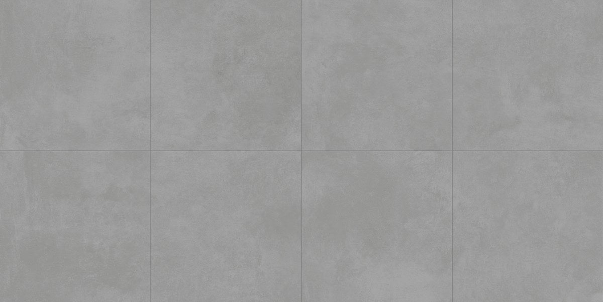 The Thirties Cementi Grey Honed Marble Look Porcelain Tiles 30x30, several pieces laid together