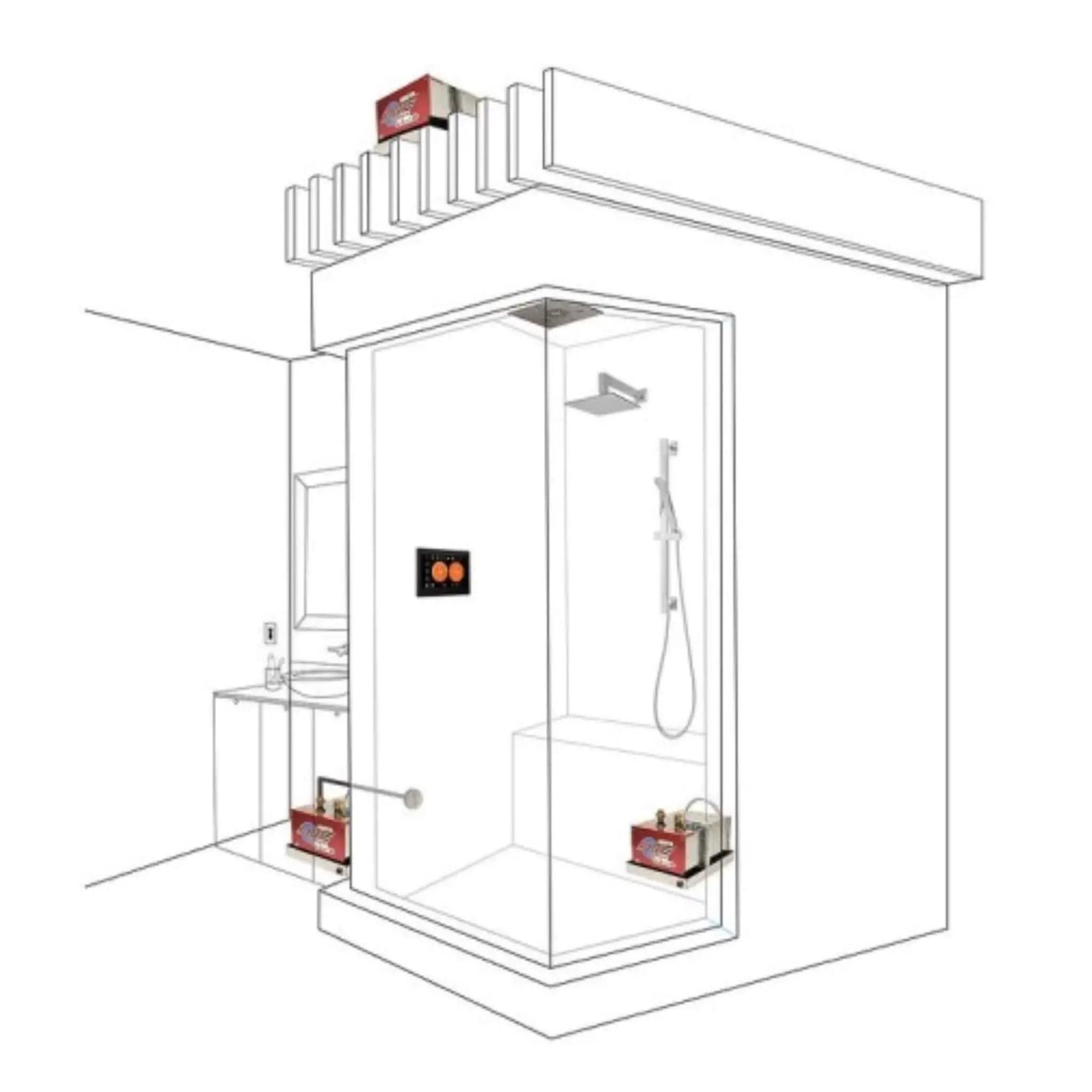 ThermaSol 6KW-24KW Pro III Ultimate Steam Shower Generator [PROIII] (SAK42719) by SAKSBY WHOLESALE