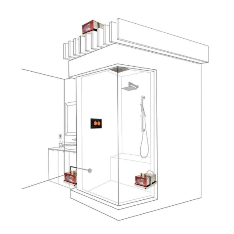 ThermaSol 6KW Pro Series II Advanced Steam Shower Generator With PowerFLush [PROII-84] (SAK86327) by SAKSBY WHOLESALE