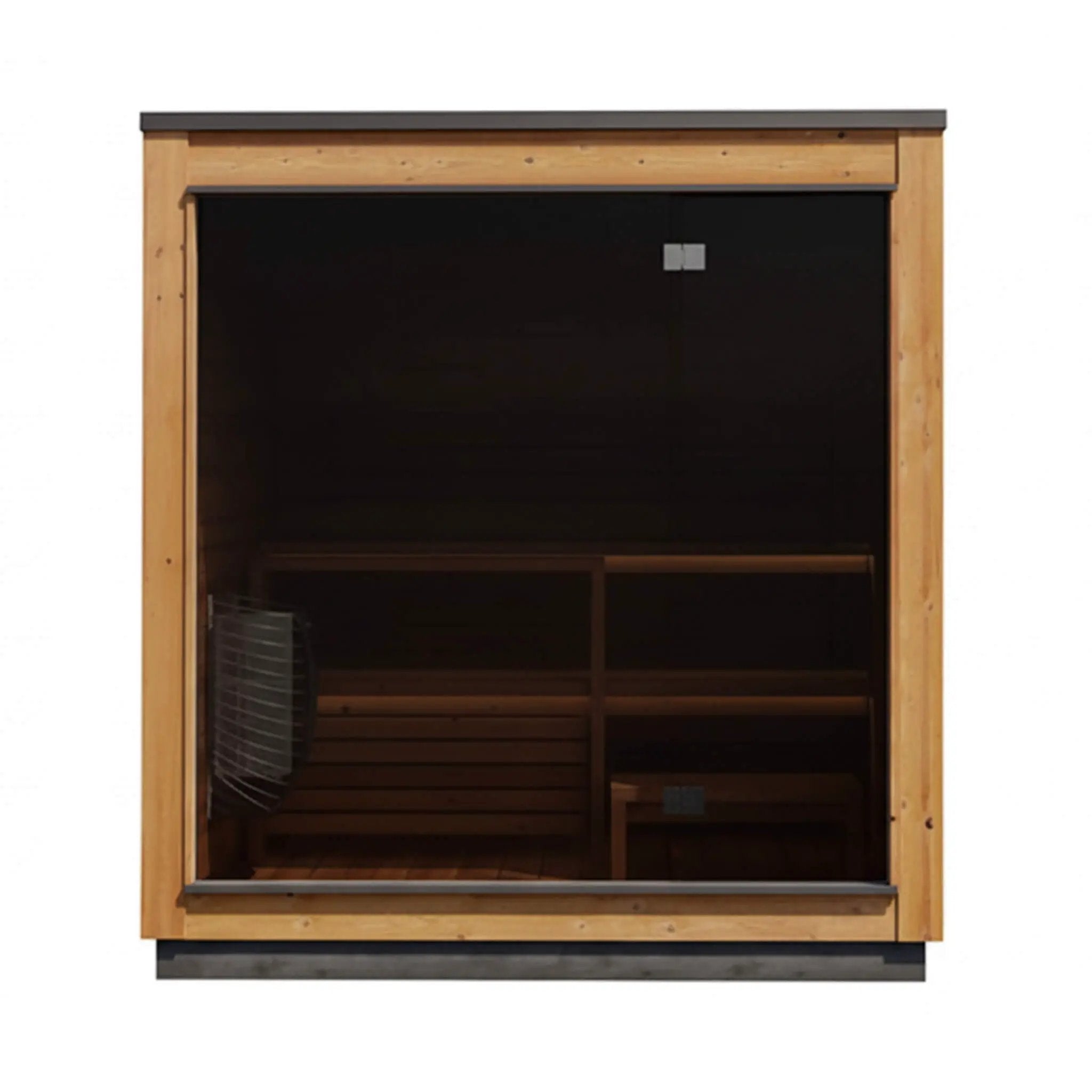 ThermaSol Nordic Dawn 4-Person Fully-Assembled Outdoor Sauna Cabin [Made-To-Order] [14-KIR-4555] (SAK82057) by SAKSBY WHOLESALE