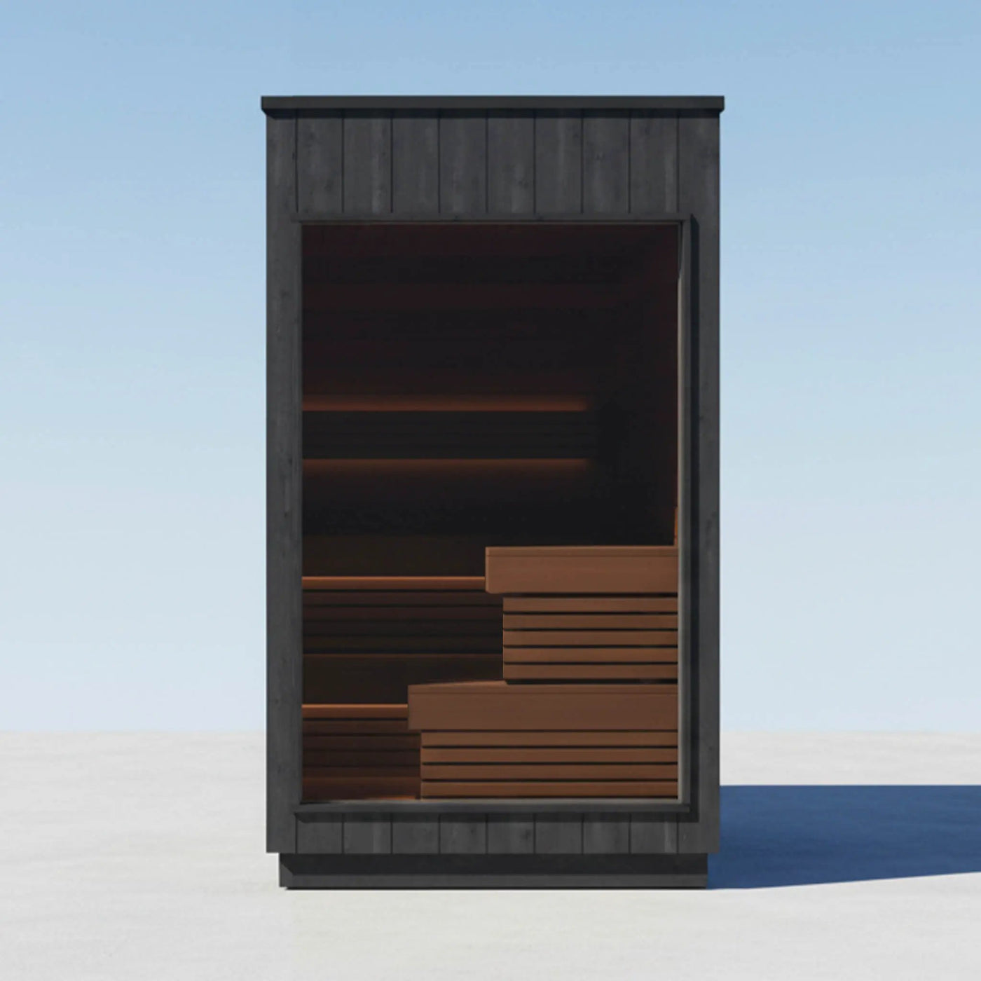 ThermaSol Nordic Misty 2-5 Person Fully-Assembled Outdoor Modular Sauna Cabin [Made-To-Order] [14-KIR] (SAK17365) by SAKSBY WHOLESALE