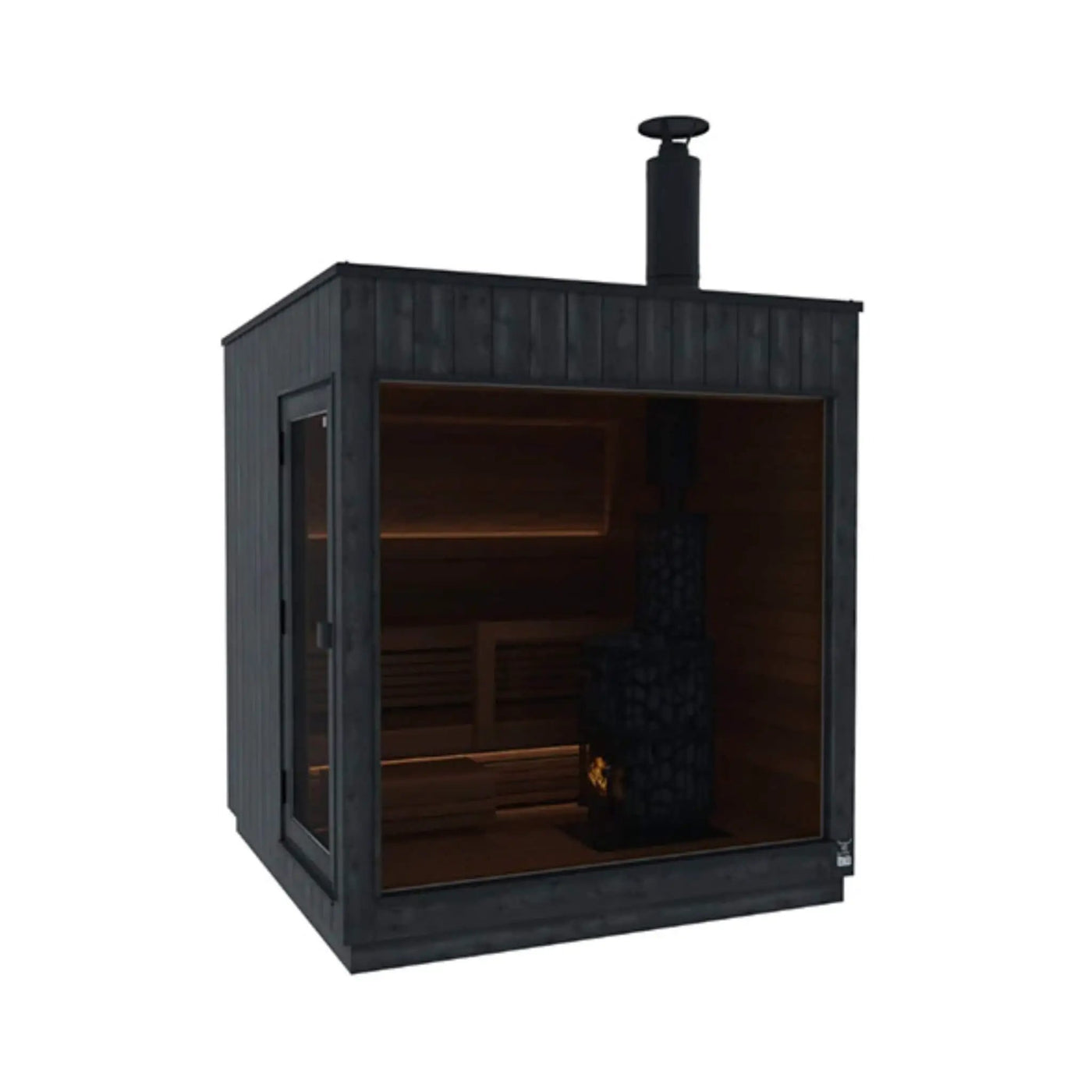 ThermaSol Nordic Misty 2-5 Person Fully-Assembled Outdoor Modular Sauna Cabin [Made-To-Order] [14-KIR] (SAK17365) by SAKSBY WHOLESALE