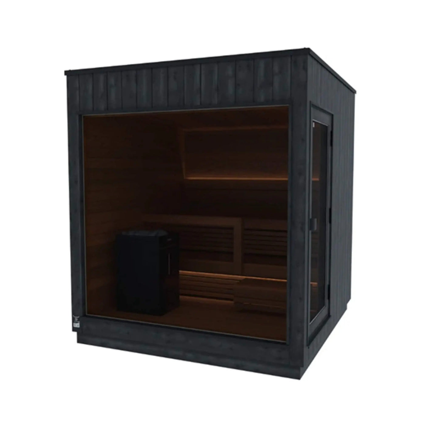 ThermaSol Nordic Misty 2-5 Person Fully-Assembled Outdoor Modular Sauna Cabin [Made-To-Order] [14-KIR] (SAK17365) by SAKSBY WHOLESALE