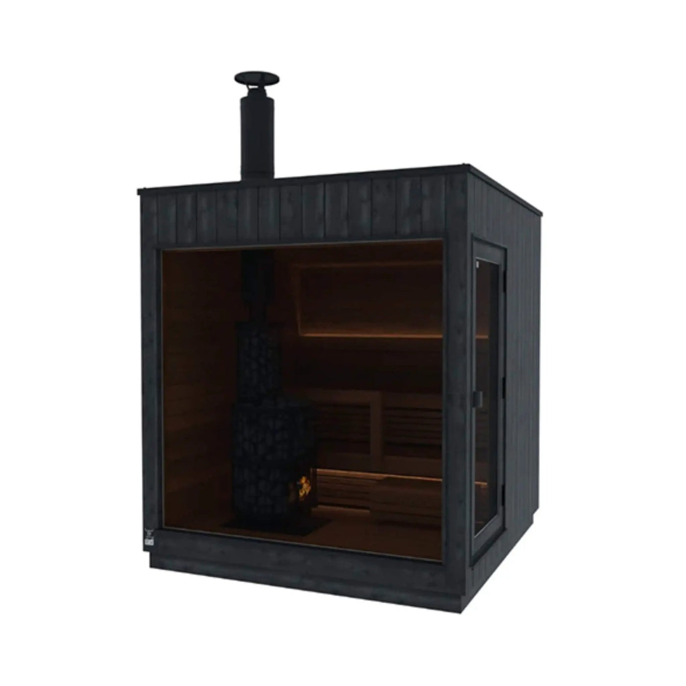 ThermaSol Nordic Misty 2-5 Person Fully-Assembled Outdoor Modular Sauna Cabin [Made-To-Order] [14-KIR] (SAK17365) by SAKSBY WHOLESALE