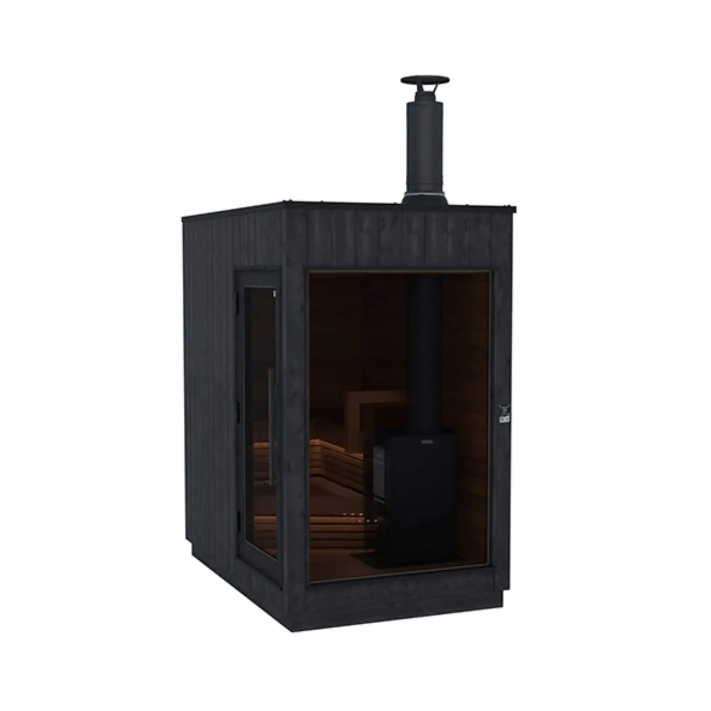 ThermaSol Nordic Misty 2-5 Person Fully-Assembled Outdoor Modular Sauna Cabin [Made-To-Order] [14-KIR] (SAK17365) by SAKSBY WHOLESALE