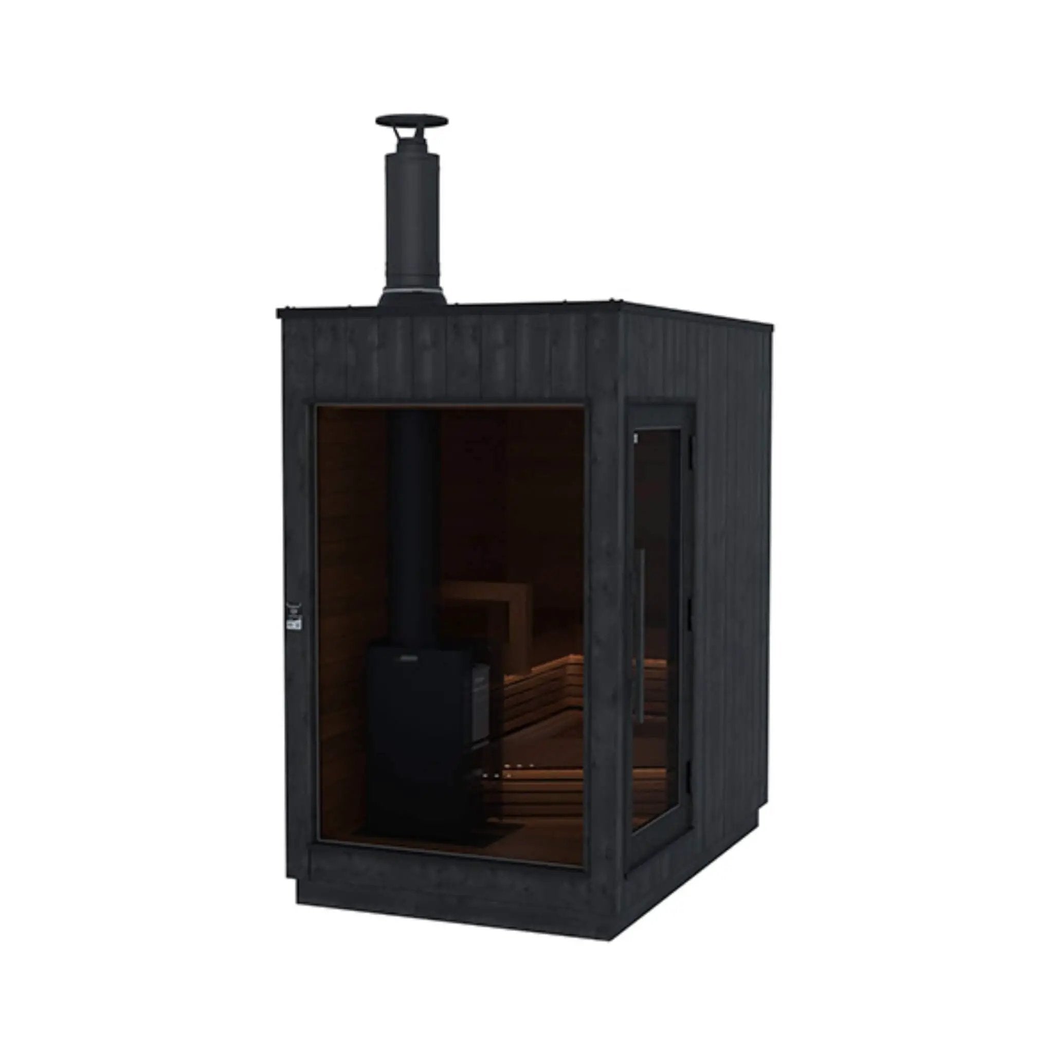 ThermaSol Nordic Misty 2-5 Person Fully-Assembled Outdoor Modular Sauna Cabin [Made-To-Order] [14-KIR] (SAK17365) by SAKSBY WHOLESALE