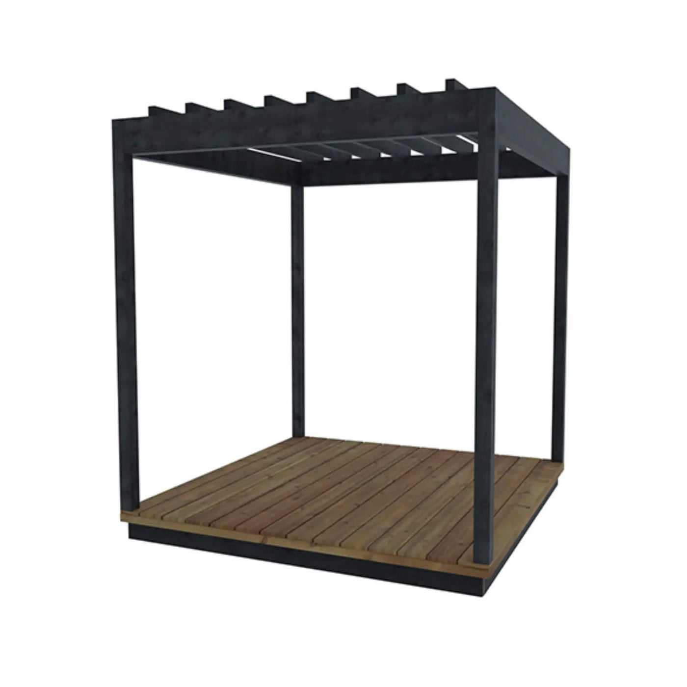 ThermaSol Nordic Misty Wood Pergola [Made-To-Order] [14-KIR-4015/16] (SAK81954) by SAKSBY WHOLESALE