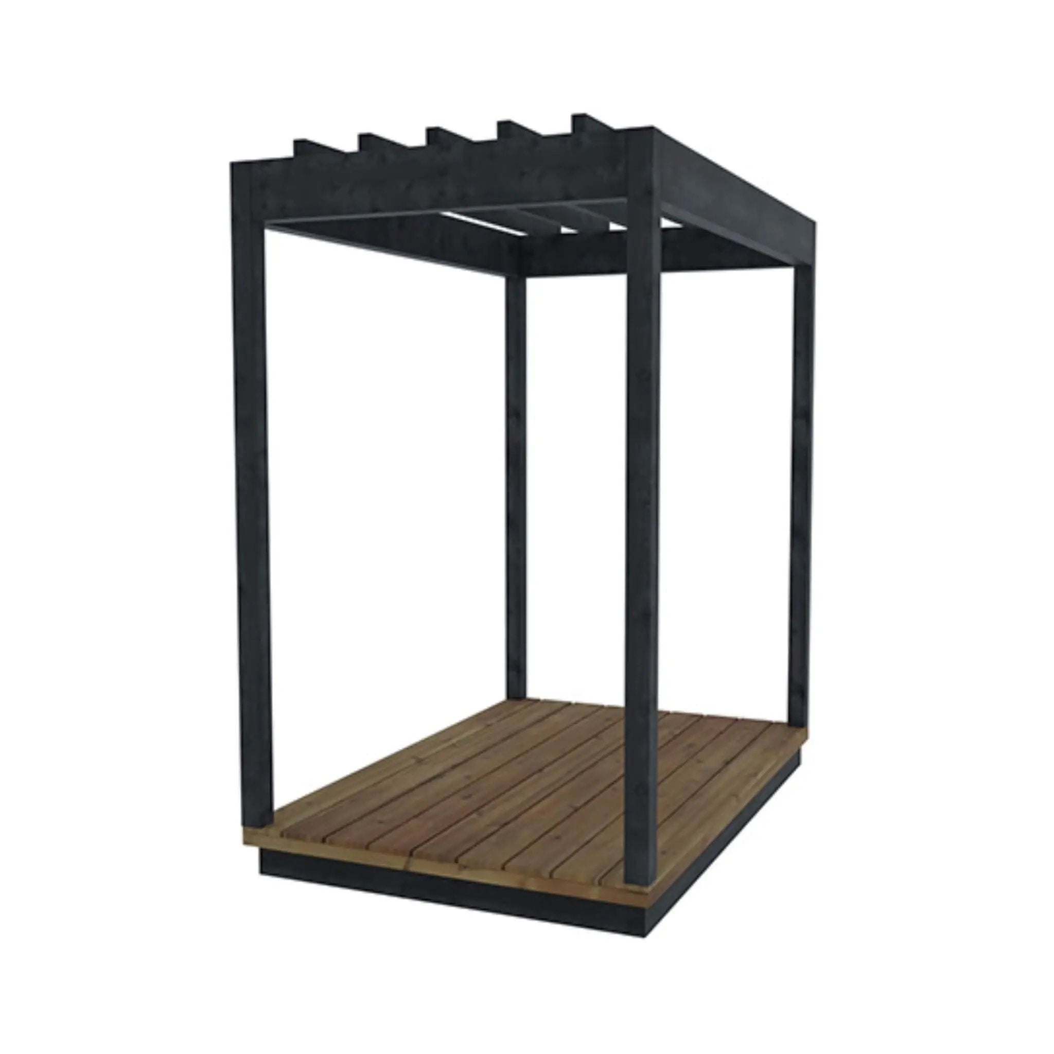 ThermaSol Nordic Misty Wood Pergola [Made-To-Order] [14-KIR-4015/16] (SAK81954) by SAKSBY WHOLESALE