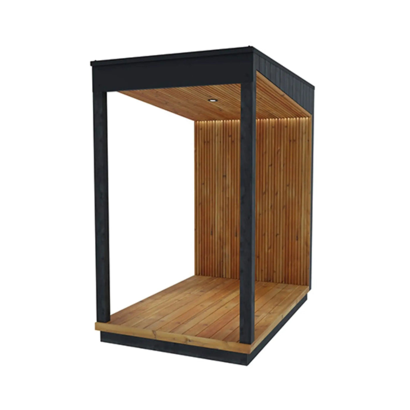 ThermaSol Nordic Misty Outdoor Fully-Assembled Wood Terrace [Made-To-Order] [14-KIR-3654/55] (SAK76490) by SAKSBY WHOLESALE