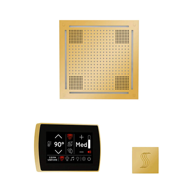 ThermaSol SignaTouch 5-Inch Display Steam Control Package With HydroVive Rainhead (SAK12821) by SAKSBY WHOLESALE