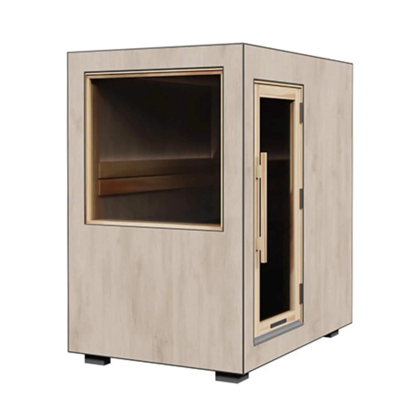ThermaSol Solaris Fully-Assembled Outdoor Sauna Cabin [Made-To-Order] [14-KIR-4560/61] (SAK27532) by SAKSBY WHOLESALE