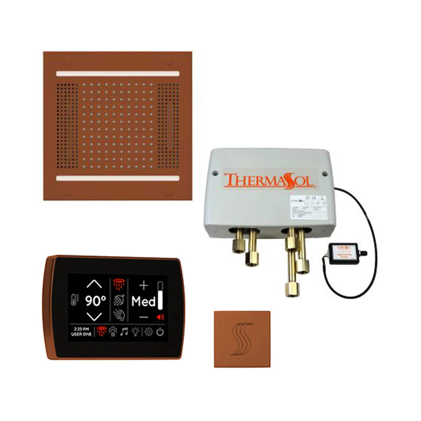 ThermaSol STC & HydroVive Total Wellness Package With Digital Shower Valve [TWPH] (SAK43412) by SAKSBY WHOLESALE