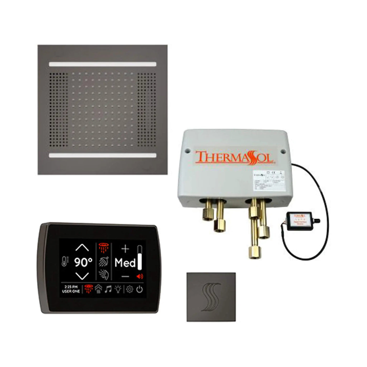 ThermaSol STC & HydroVive Total Wellness Package With Digital Shower Valve [TWPH] (SAK43412) by SAKSBY WHOLESALE