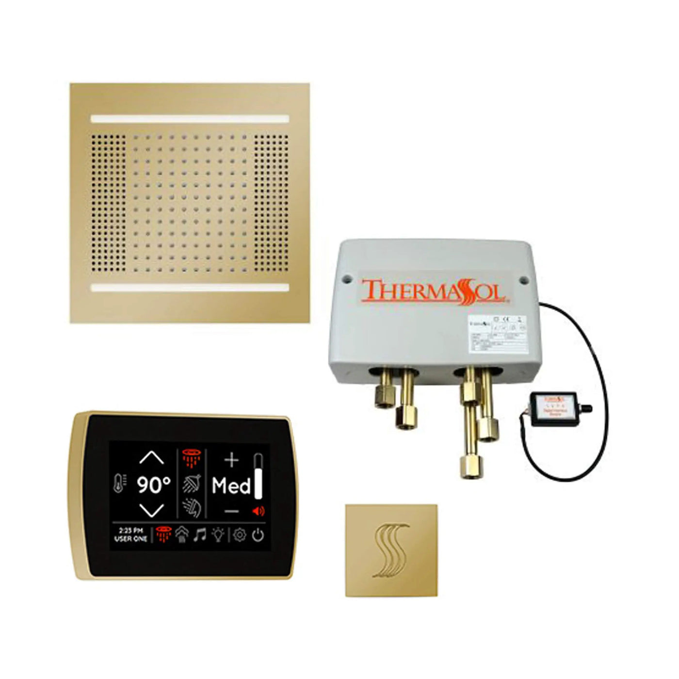 ThermaSol STC & HydroVive Total Wellness Package With Digital Shower Valve [TWPH] (SAK43412) by SAKSBY WHOLESALE