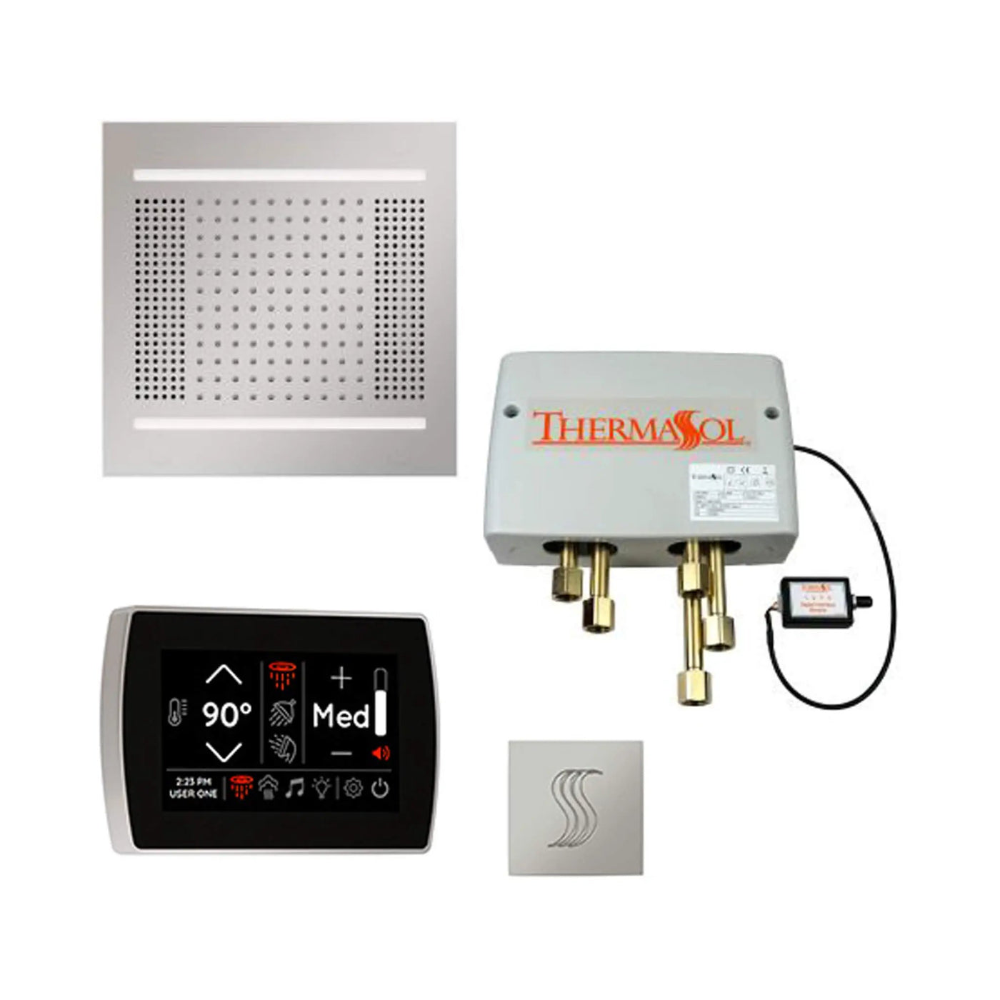 ThermaSol STC & HydroVive Total Wellness Package With Digital Shower Valve [TWPH] (SAK43412) by SAKSBY WHOLESALE