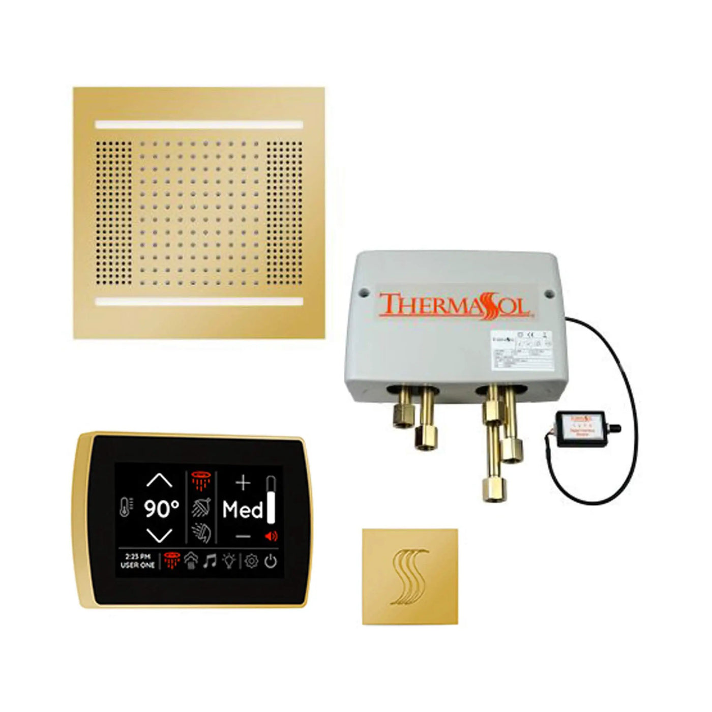 ThermaSol STC & HydroVive Total Wellness Package With Digital Shower Valve [TWPH] (SAK43412) by SAKSBY WHOLESALE