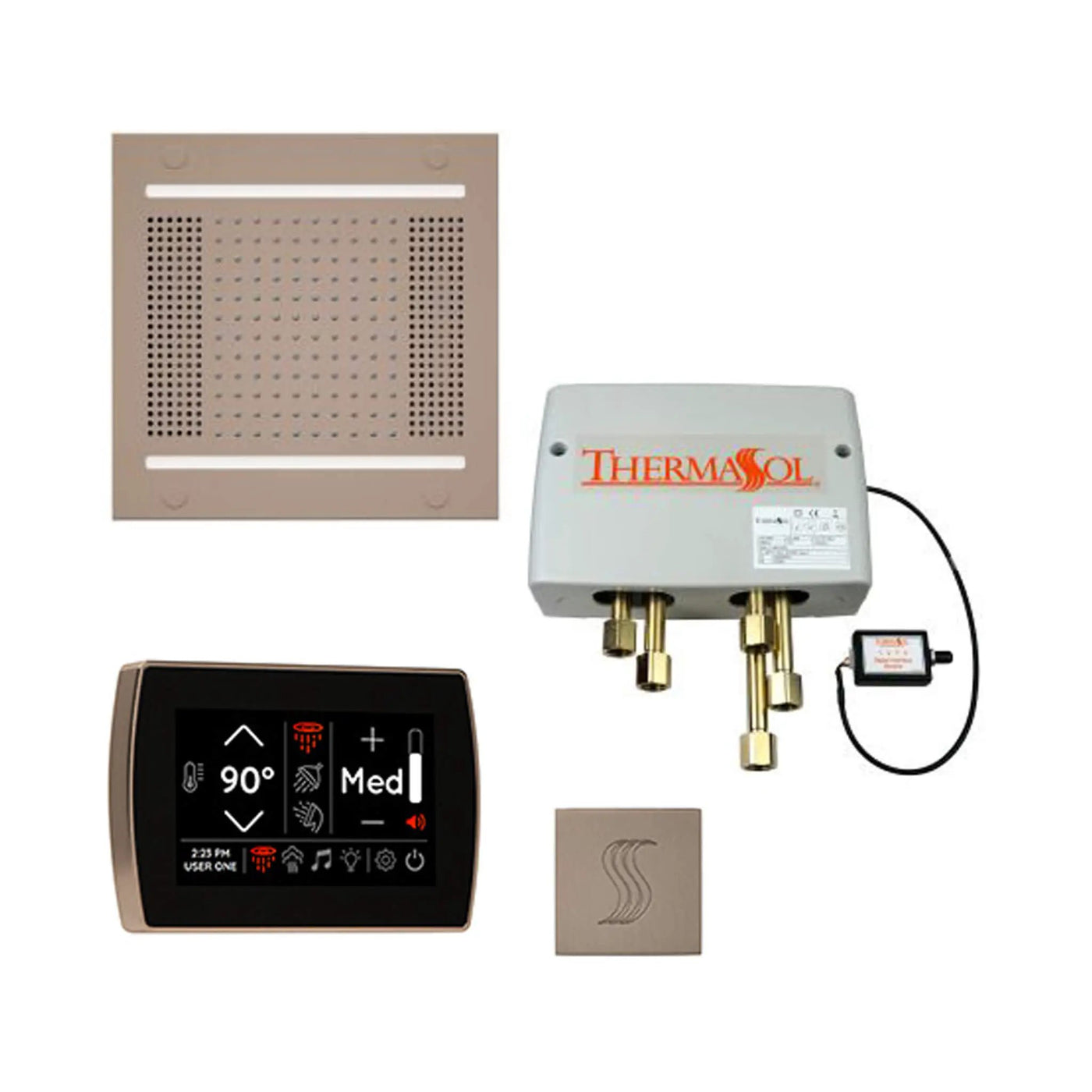 ThermaSol STC & HydroVive Total Wellness Package With Digital Shower Valve [TWPH] (SAK43412) by SAKSBY WHOLESALE