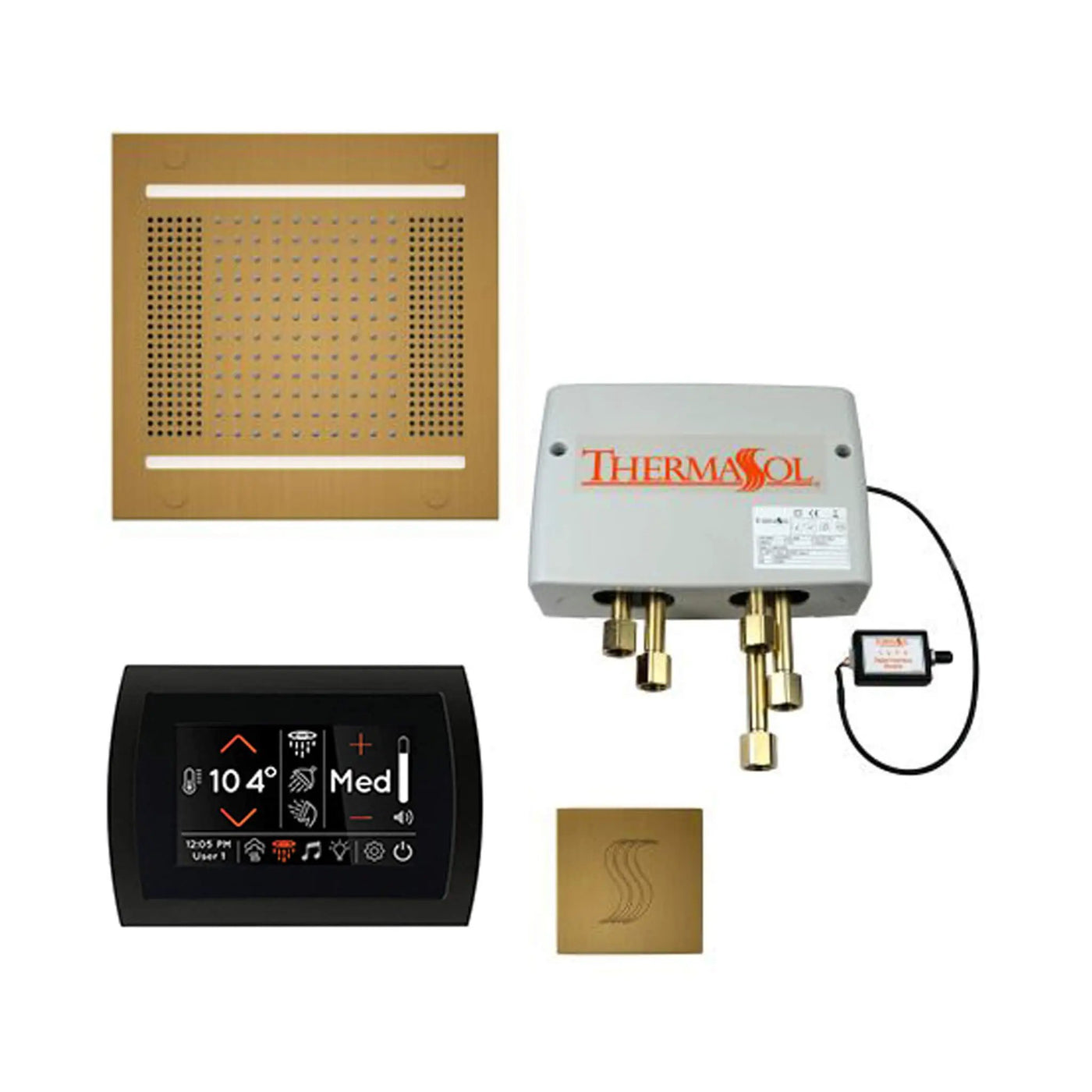 ThermaSol STC & HydroVive Total Wellness Package With Digital Shower Valve [TWPH] (SAK43412) by SAKSBY WHOLESALE