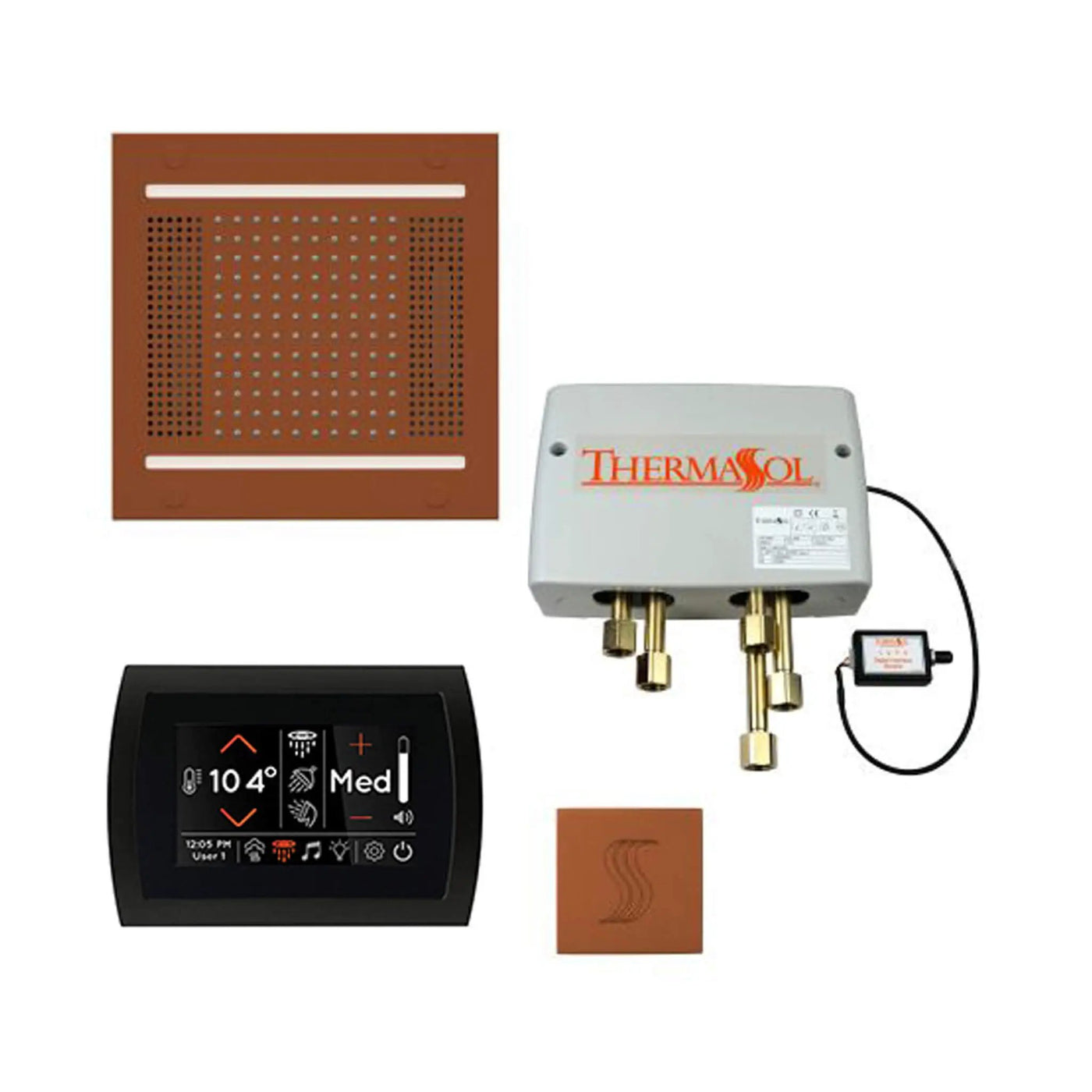 ThermaSol STC & HydroVive Total Wellness Package With Digital Shower Valve [TWPH] (SAK43412) by SAKSBY WHOLESALE