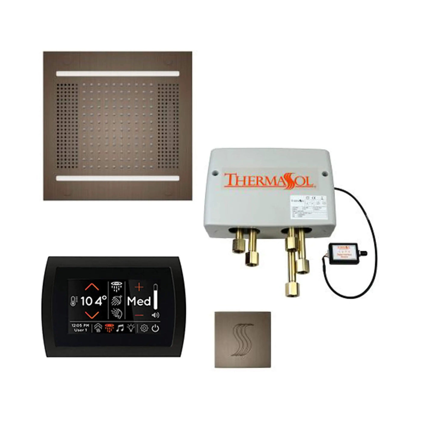 ThermaSol STC & HydroVive Total Wellness Package With Digital Shower Valve [TWPH] (SAK43412) by SAKSBY WHOLESALE