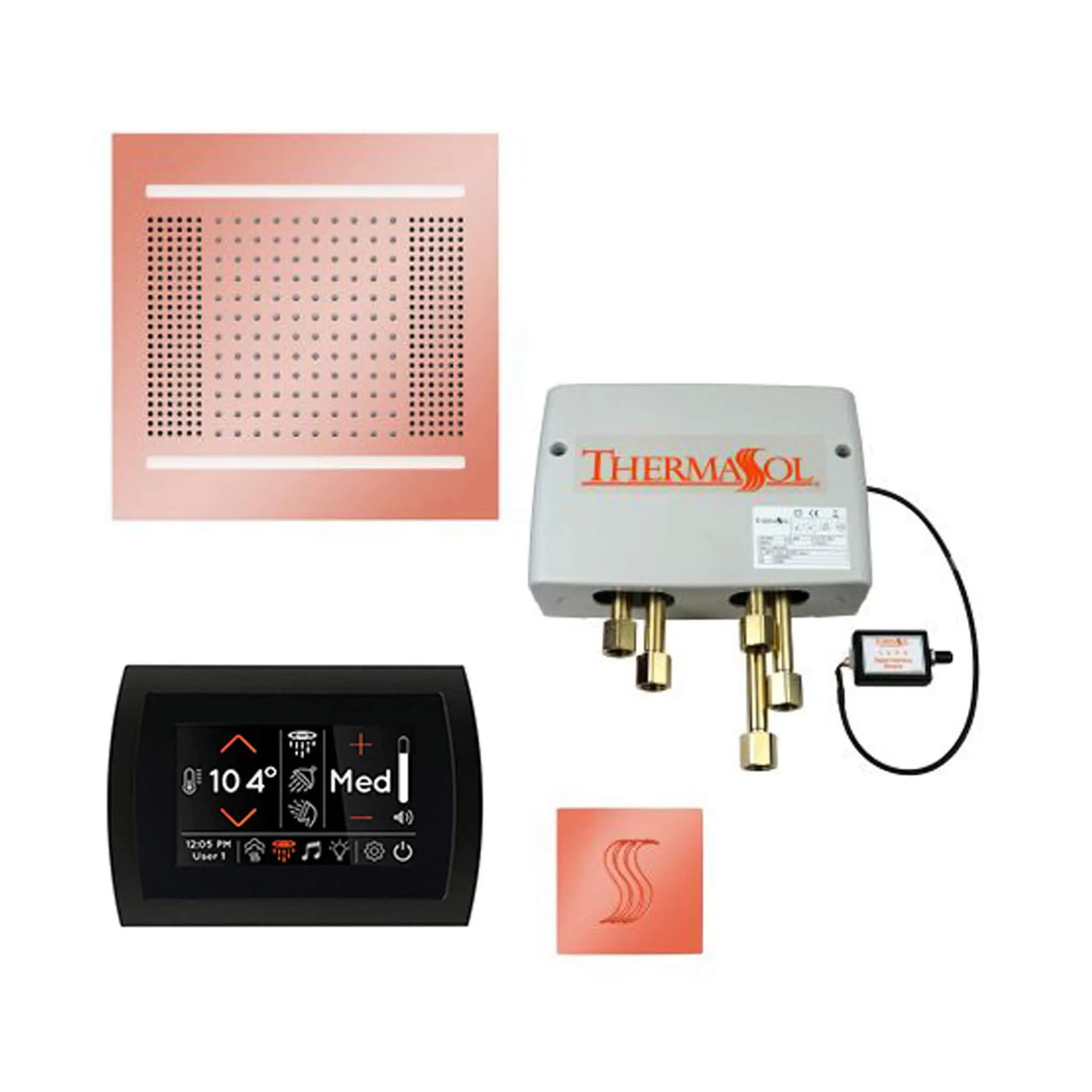 ThermaSol STC & HydroVive Total Wellness Package With Digital Shower Valve [TWPH] (SAK43412) by SAKSBY WHOLESALE
