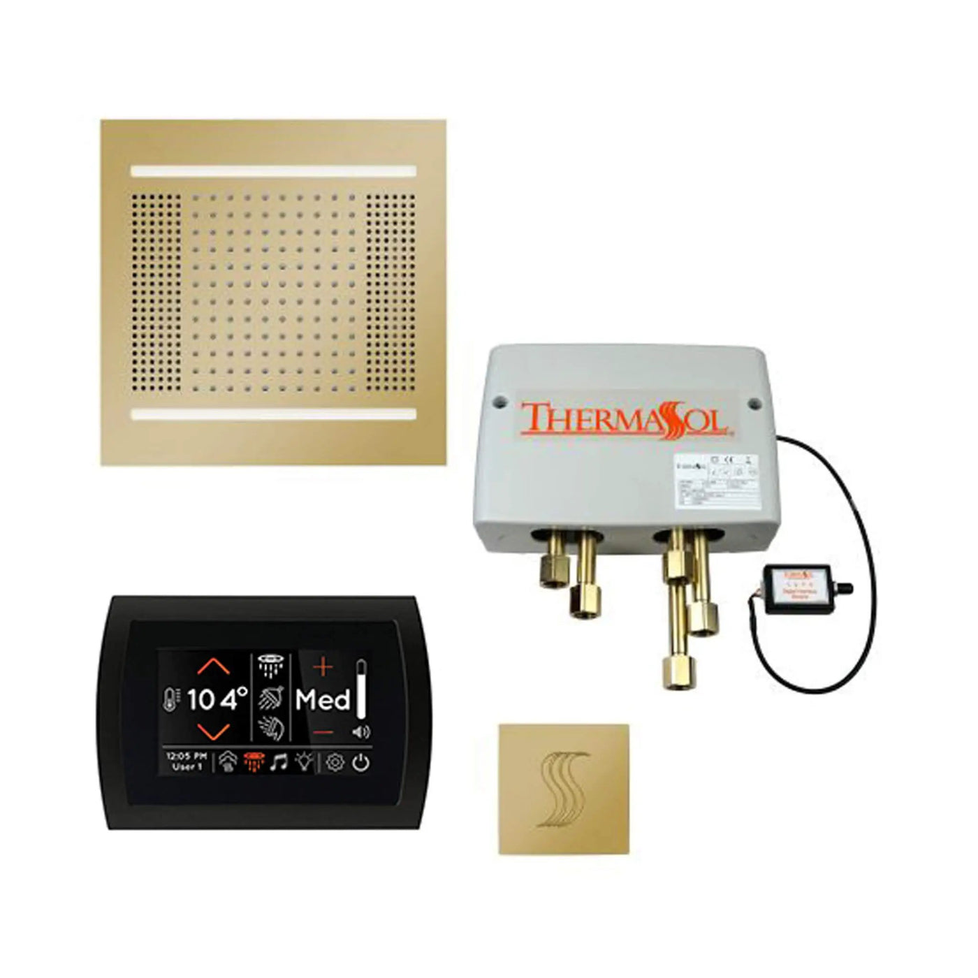 ThermaSol STC & HydroVive Total Wellness Package With Digital Shower Valve [TWPH] (SAK43412) by SAKSBY WHOLESALE