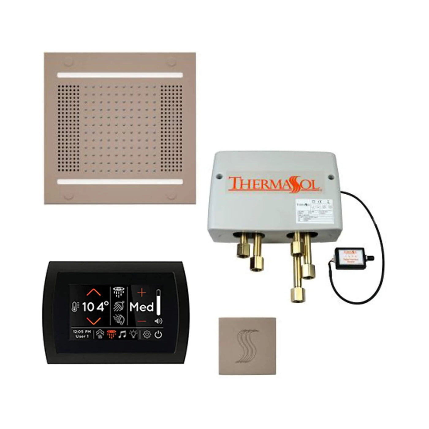 ThermaSol STC & HydroVive Total Wellness Package With Digital Shower Valve [TWPH] (SAK43412) by SAKSBY WHOLESALE