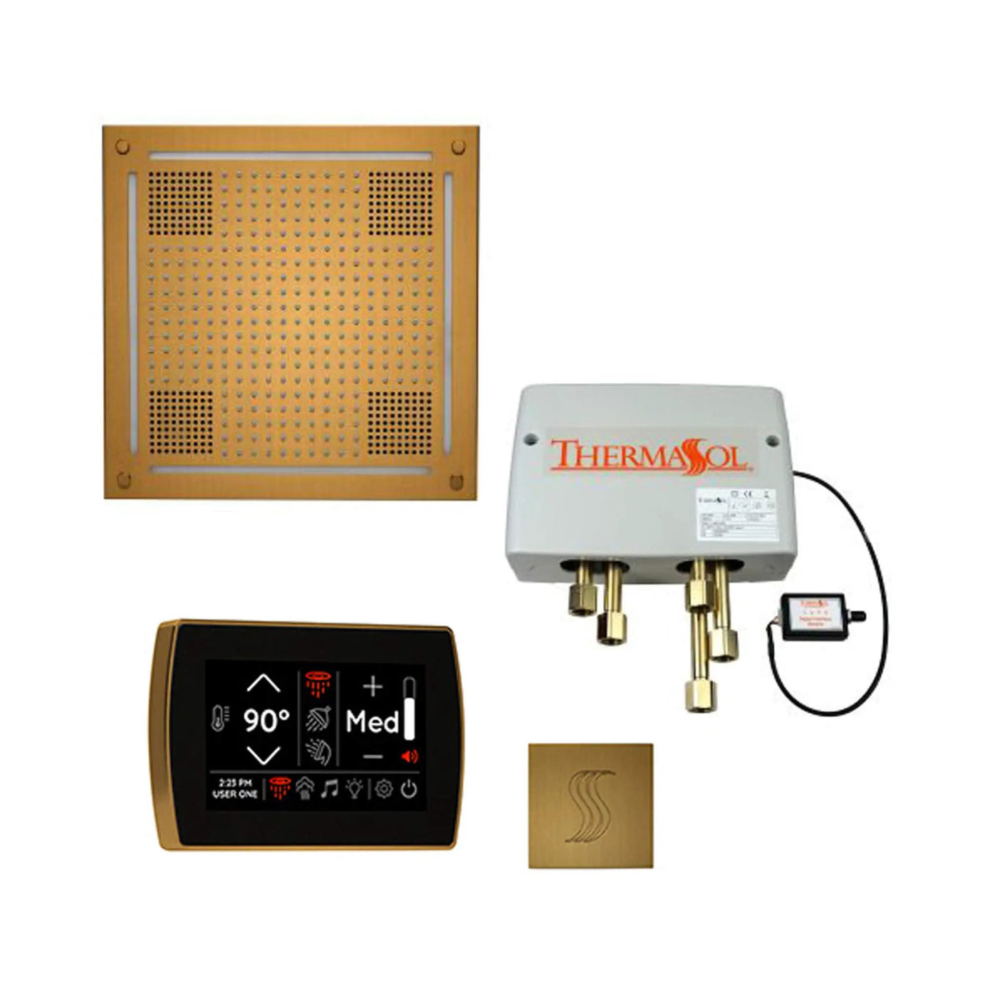 ThermaSol STC & HydroVive Total Wellness Package With Digital Shower Valve [TWPH] (SAK43412) by SAKSBY WHOLESALE