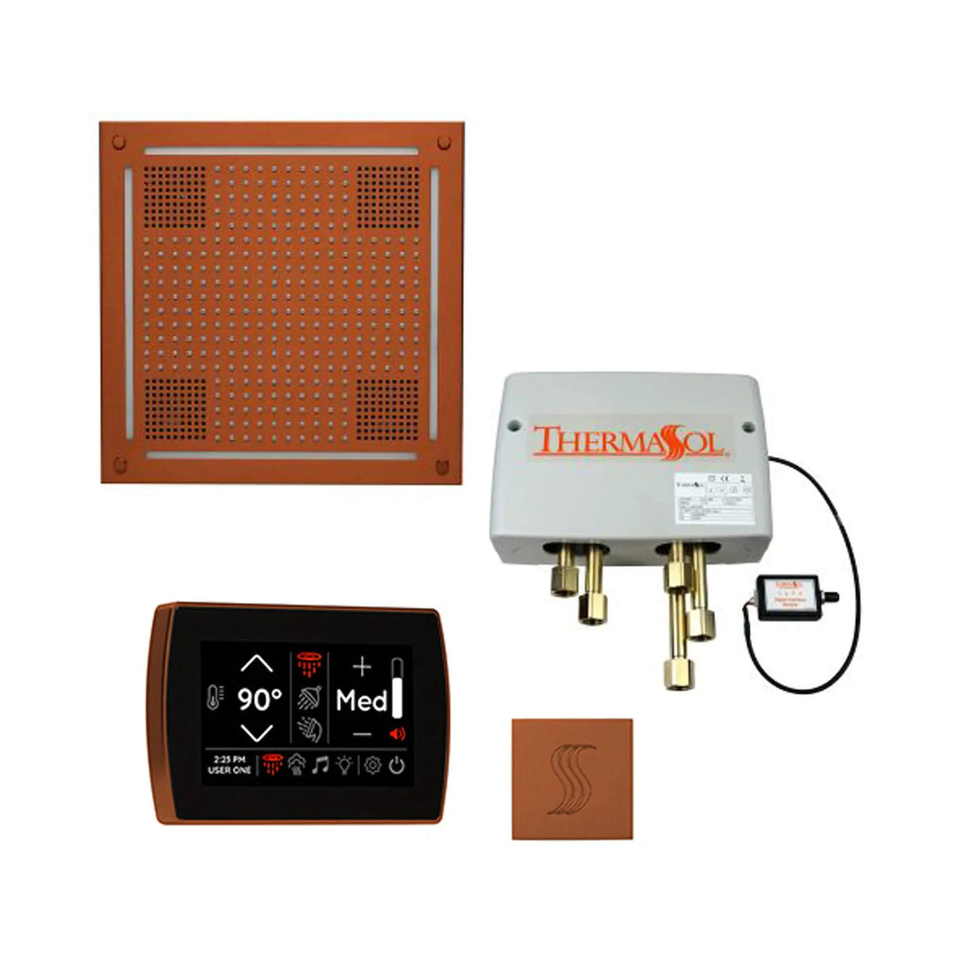 ThermaSol STC & HydroVive Total Wellness Package With Digital Shower Valve [TWPH] (SAK43412) by SAKSBY WHOLESALE