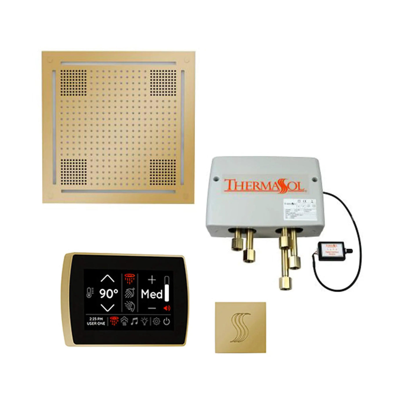 ThermaSol STC & HydroVive Total Wellness Package With Digital Shower Valve [TWPH] (SAK43412) by SAKSBY WHOLESALE