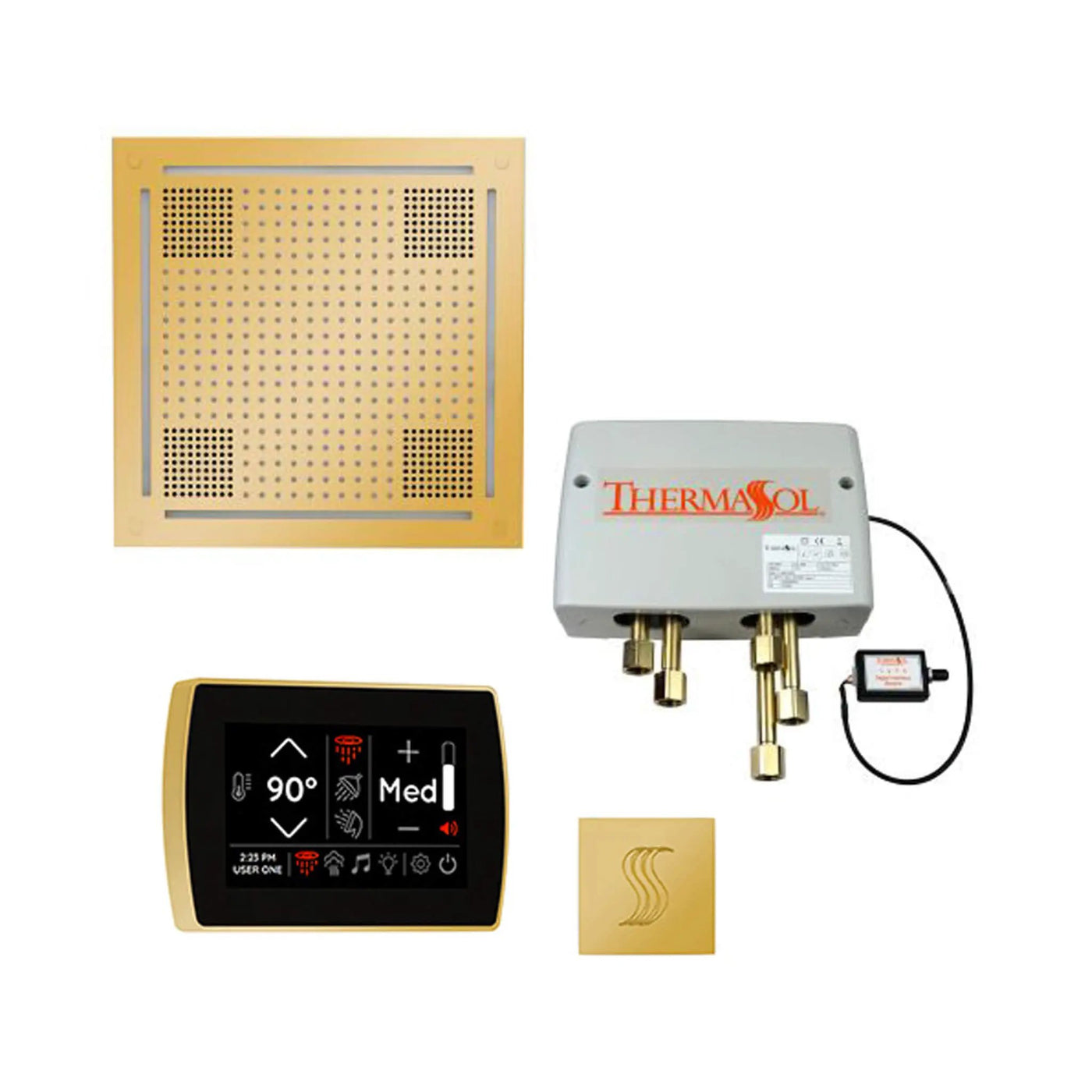 ThermaSol STC & HydroVive Total Wellness Package With Digital Shower Valve [TWPH] (SAK43412) by SAKSBY WHOLESALE