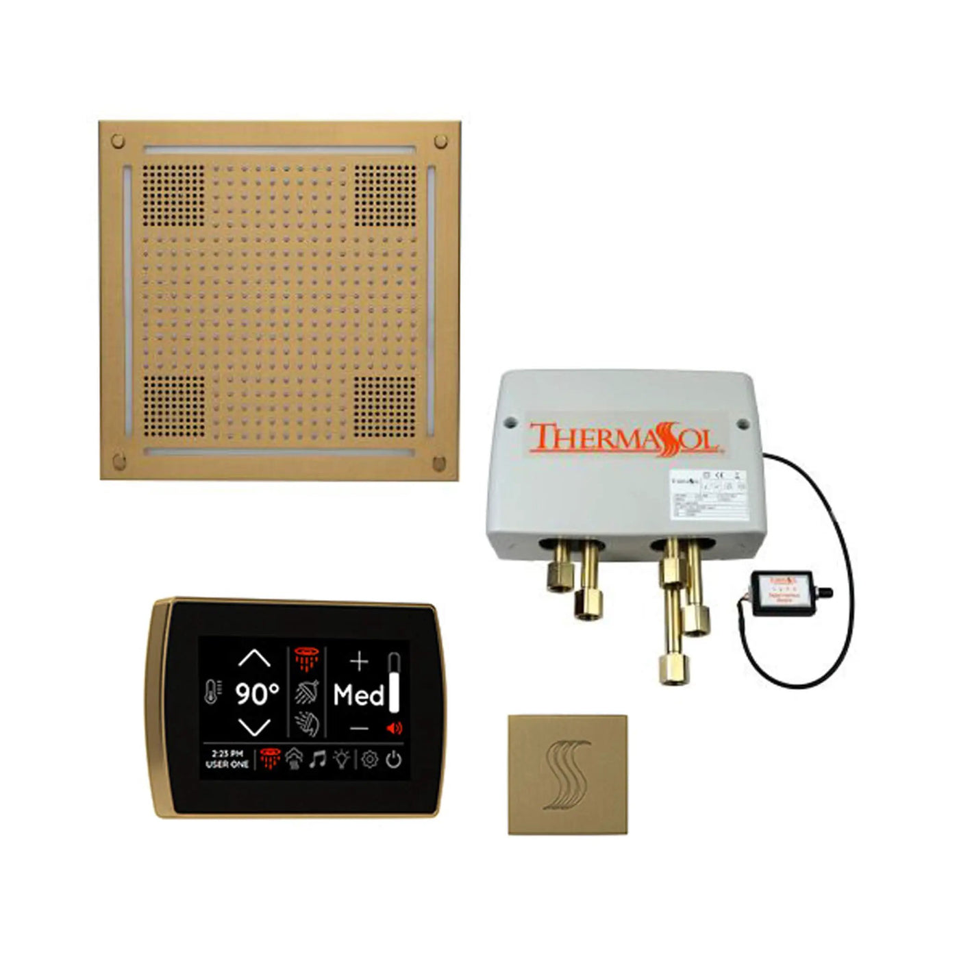 ThermaSol STC & HydroVive Total Wellness Package With Digital Shower Valve [TWPH] (SAK43412) by SAKSBY WHOLESALE
