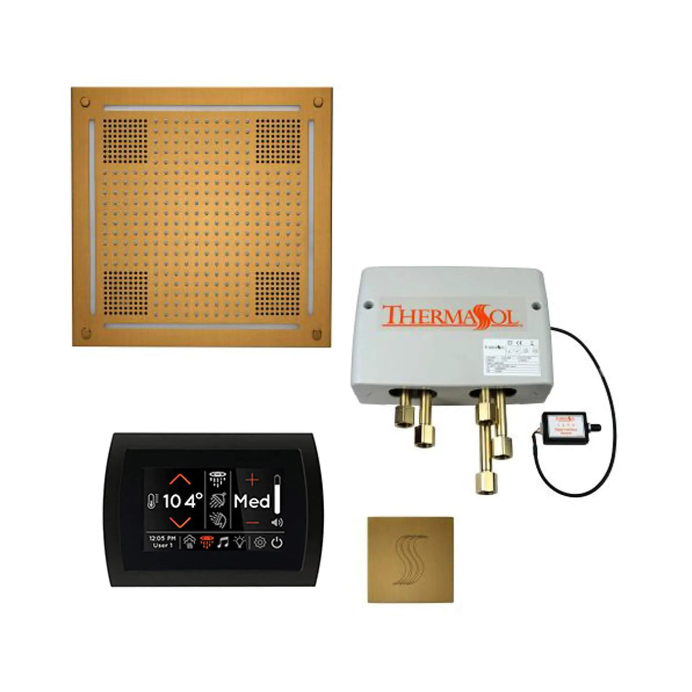 ThermaSol STC & HydroVive Total Wellness Package With Digital Shower Valve [TWPH] (SAK43412) by SAKSBY WHOLESALE