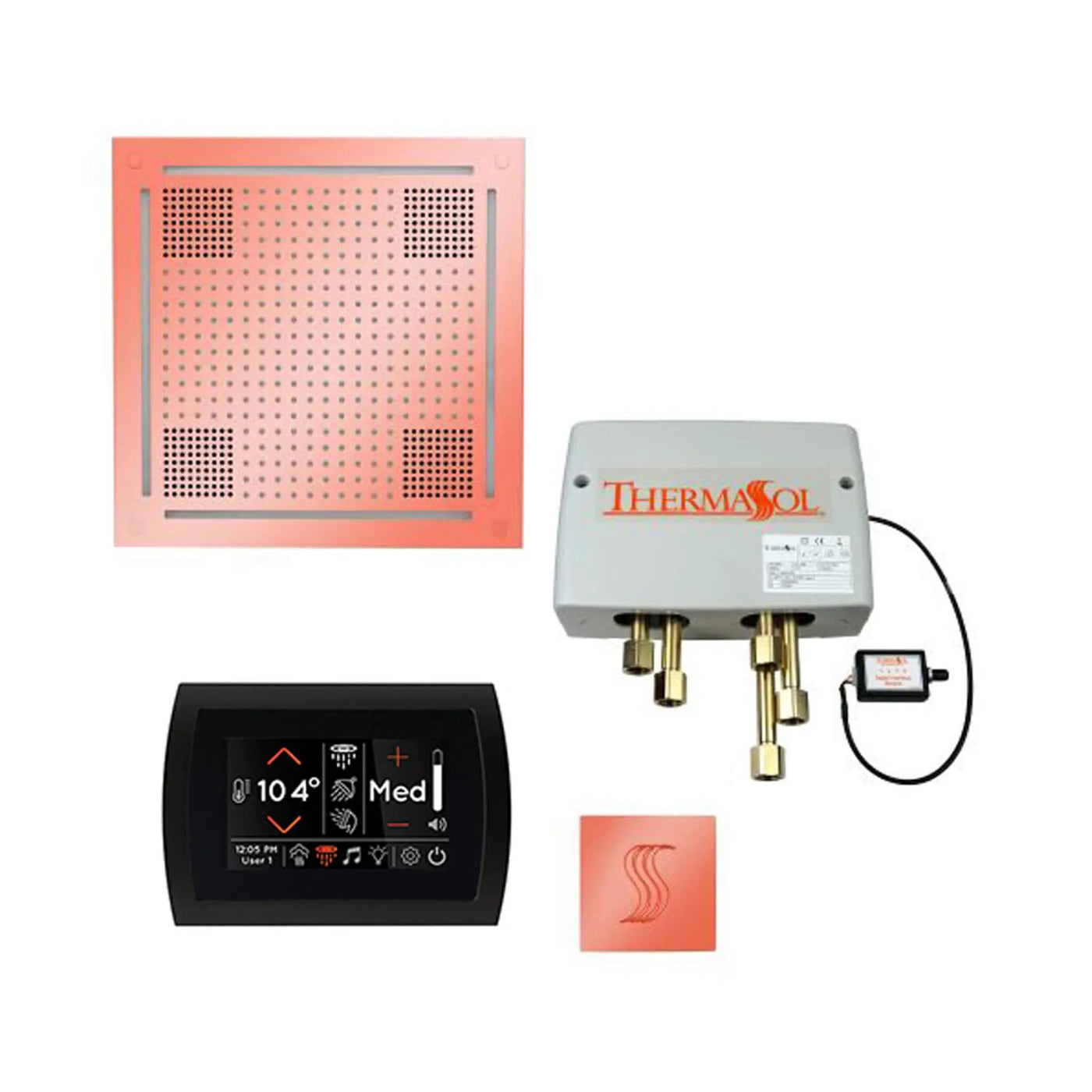 ThermaSol STC & HydroVive Total Wellness Package With Digital Shower Valve [TWPH] (SAK43412) by SAKSBY WHOLESALE