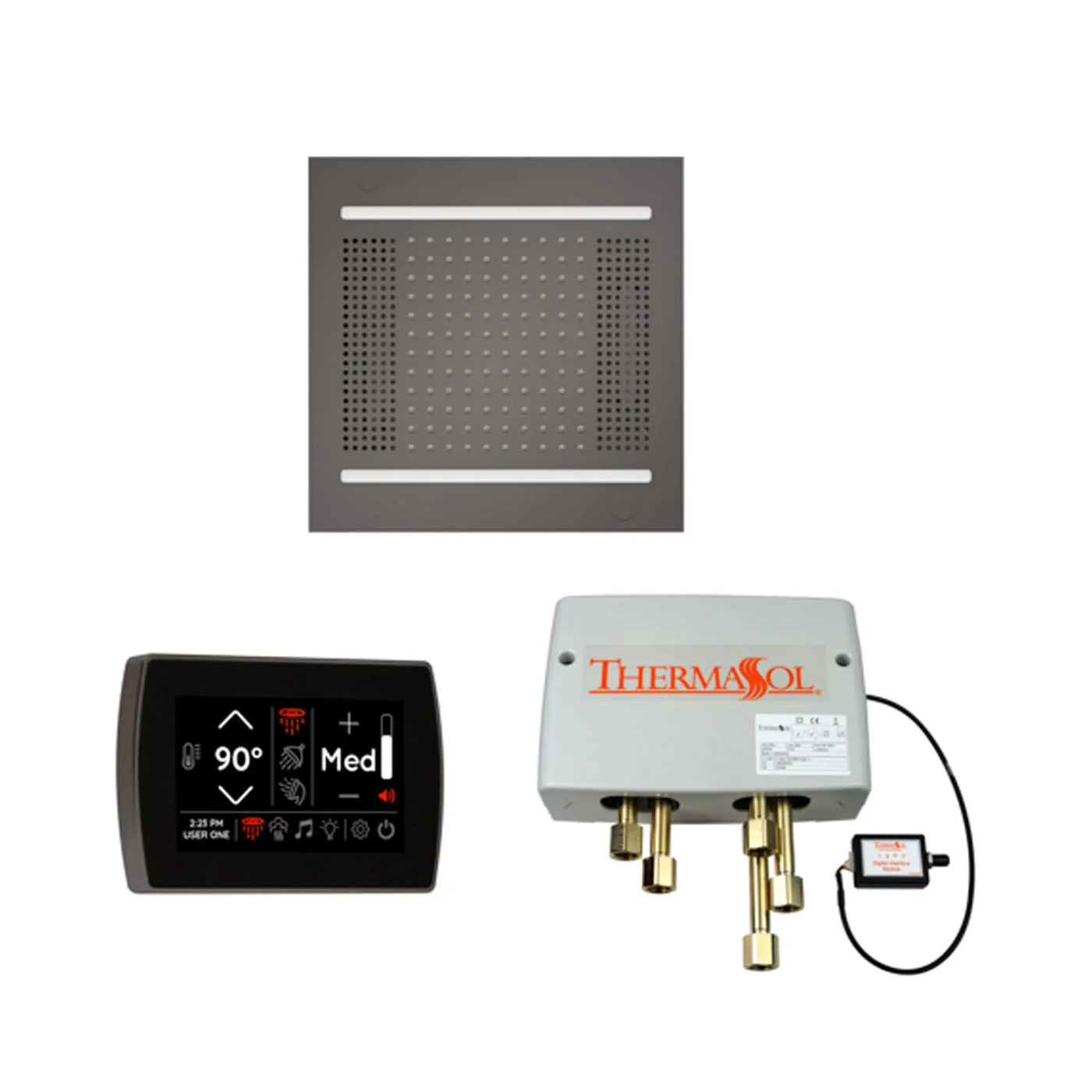 ThermaSol STC & HydroVive Wellness Shower Package With Digital Shower Valve (SAK40716) by SAKSBY WHOLESALE