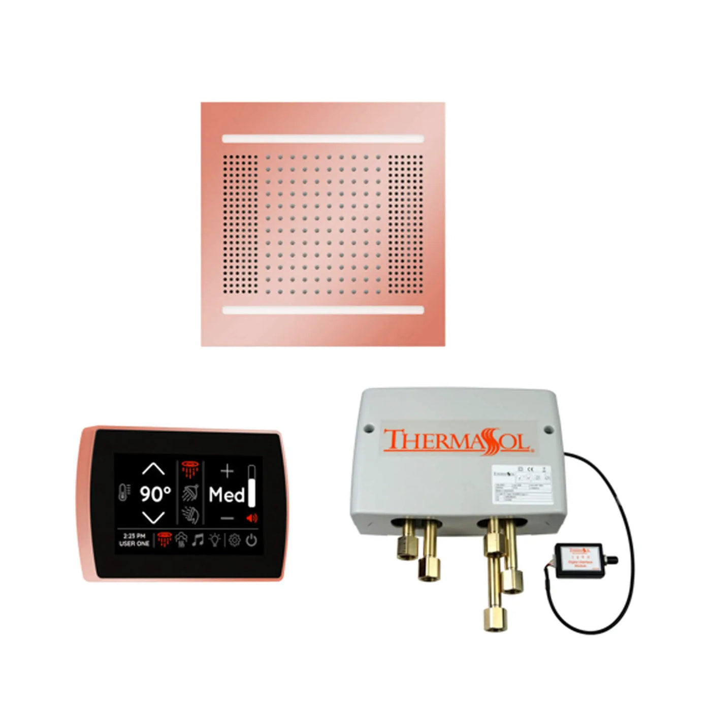 ThermaSol STC & HydroVive Wellness Shower Package With Digital Shower Valve (SAK40716) by SAKSBY WHOLESALE