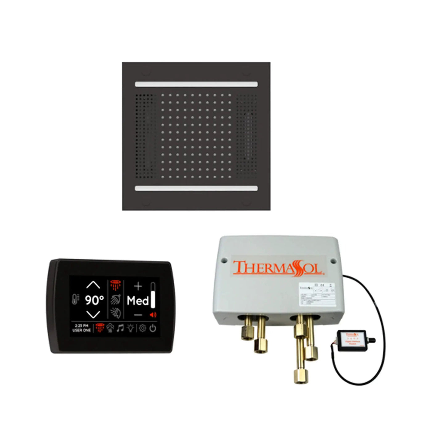 ThermaSol STC & HydroVive Wellness Shower Package With Digital Shower Valve (SAK40716) by SAKSBY WHOLESALE
