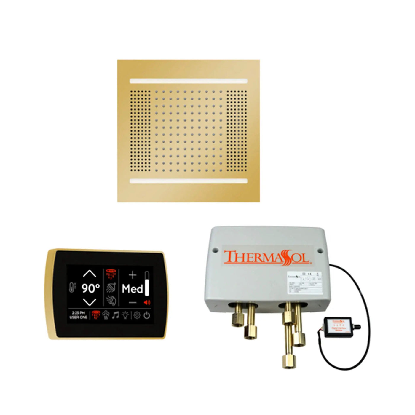 ThermaSol STC & HydroVive Wellness Shower Package With Digital Shower Valve (SAK40716) by SAKSBY WHOLESALE